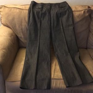 Wide leg double button trousers